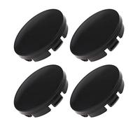 OTOTEC 4PCS Car Auto Wheel Center Caps Front & Rear Hub Covers Black ABS Fit for 53mm Wheel Hub Center Hole Diameter Vehicle Replacement Accessories