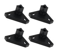 OTOTEC 4Pcs Gazebo Foot Brackets Pop-up Tent Leg Base Support for Approx 20mm Inner Tube Poles