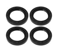 OTOTEC 4Pcs Oil Shaft Seal 35x50x8mm Dust Grease Seal TC Double Lip with Spring TC Double Lips Rubber for Rotating Shafts in Mechanical Equipment