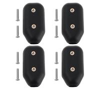 OTOTEC 4PCS Rope Clamps 3/8 Inch Plastic Cord Connector with Screws Compatible with 7-8 mm Nylon or Braided Cord