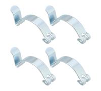 OTOTEC 4pcs Silver Car Air Filter Spring Clip Car Air Filter Clips Housing Box Clip Suitable For Most Car Air Filters Cleaner Housing Clamp