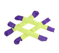 OTOTEC 4x Car Wheel Straps Recovery Alloy Wheels Securing Link Trailer Transporter Yellow/Purple
