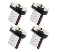 OTOTEC 4x Micro USB Magnetic Connector Rotating Micro USB Magnetic Adapter Magnetic Connector Tips Head for Magnetic Charging Cable Charge Cord