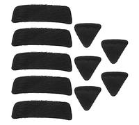 OTOTEC 5 Set Fur Arrow Rest Arrow Rest Pad Self Adhesive Arrows Rest Sticker Accessories Shooting Hunting Sport Supplies Black 1.5x4.8cm