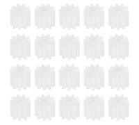 OTOTEC 50 Pcs 9 Teeth Motor Gears 0.5 Module Plastic Gears Aperture 1.95mm Outer Diameter 5.5mm Height 5mm Tight Fit with 2mm Diameter Shaft Suitable for RC Car Model DIY Robot