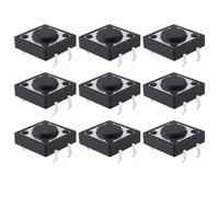 OTOTEC 50Pcs 12x12x4.3mm Tactile Button Switch Mini Push Buttons for Smart Home Electronic Products