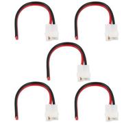 OTOTEC 5pcs 2 Pin Alternator Repair T-Plug Connector Plug 15cm Prewired Pigtail Lead Cable 16AWG Electrical Connector for Automotive Charging Systems