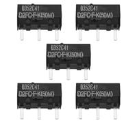 OTOTEC 5pcs D2FC-F-K (50m) Blue Dot Mouse Micro Switch Compatible with Logitech MX series Compatible withLogitech G series Compatible with Apple G3 G4 G5
