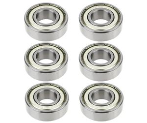 OTOTEC 6pcs 6202Z Saw Bearings Guide Bearing Compatible with Harbor Freight 1678E-B Corded Variable Speed ??Deep Cut Saw (15x35x11mm)