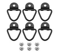 OTOTEC 6PCS Cargo Tie Down Anchors Hooks Heavy Duty V Rings Bolt Stainless Steel V Ring Hook Trailer Anchors Hook for Cargo Trucks Kayak Pickups