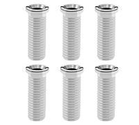 OTOTEC 6PCS Sink Basket Screw 35mm Stainless Steel Kitchen Wash Basin Extended Bolt Screw Sink Basket Filter Screw M12 for Wash Basin Strainer Plug
