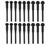 OTOTEC 90Pcs Hair Scissor Rubber Silencer Hair Scissors Barber Shears Stopper Black Muffler Stick, 3 Mixed Sizes (4mm, 3mm, 2mm)