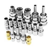 OTOTEC Air Hose BSP Air Compressor Fittings Kit Pneumatic Quick Connector & Coupler & Plug