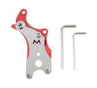 OTOTEC Bicycle Disc Brake Conversion Adapter Converter Kit with 4mm 5mm Wrench Red