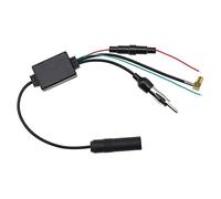 OTOTEC Car Antenna Signal Amplifier Din Female to DIN Male SMB Elbow Connector Active & Ground Wire AM/FM DAB Aerial Splitter Cable