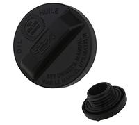 OTOTEC Engine Oil Filler Cap Tank Cover Compatible with Civic Fit CR-V Element Pilot Ridgeline Accord Odyssey Acura MDX RL TL RSX 15610-RAA-A01 Black ABS