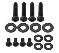 OTOTEC Motorcycle Switchgear Screws Set 304 Stainless Steel Black Compatible with Har-ley Davidson Softail 96-25