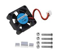 OTOTEC Set of DC 5V Brushless CPU Cooling Fan Heat Cooling Computer CPU Fan with 4 Screws 3 Radiators Compatible with Raspberry Pi/A/B/B+/A+/2/3