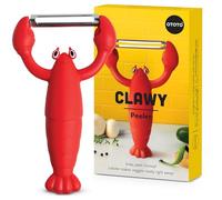 OTOTO Clawy Lobster Vegetable Peeler - Funny Potato Peeler, Ergonomic Veggie Peeler, Sharp Stainless Steel Blade, Peelers for Kitchen, Cute Kitchen Gadgets