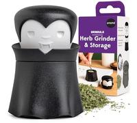 OTOTO New Grindula Herb Grinder - Dracula Gothic Manual Spice Grinder for Kitchen, Halloween Mini Spice Grinder, Unique Kitchen Gadgets, Goth Accessories, Spooky Goth Kitchen Gifts, Black