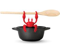 OTOTO Red The Crab Silicone Utensil Rest - Kitchen Gifts, Silicone Spoon Rest - Heat-Resistant Kitchen - Steam Releaser, Chopstick Rests & Holders