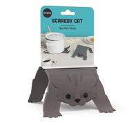 OTOTO Scaredy Cat Trivets for Hot Dishes Non Slip Heat Resistant Silicone Pot Holders & Trivet for Kitchen Counter - Cute Kitchen Accessories & Funny Cat Gifts - Hot Pot Holder for Wood Tables