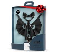 OTOTO Vino Spooky Bat Wine Opener - 2-in-1 Wine & Beer Opener, Corkscrew & Bottle Opener - Goth Accessories & Kitchen Gifts - Perfect Kitchen Accessories & Cool Gadgets