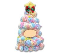 OTozuo Designer Clothes for Dolls Accessories15cm /17cm Doll Clothing Set Replacement Pink Outfit 5Pcs Set (Colorful Christmas Tree Style)