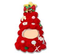 OTozuo Designer Clothes for Dolls Accessories15cm /17cm Doll Clothing Set Replacement Pink Outfit 5Pcs Set (Red Christmas Tree Style)