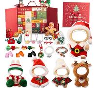 OTozuo Designer Clothes for Dolls Accessories15cm /17cm Doll Clothing Set Replacement Pink Outfit 5Pcs Set (24-Day Advent Calendar Gift Box)