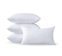 OTPIPCS 30 x 50 Cushion Inserts Pack of 4 - Soft and Fluffy Small Lumbar Pillow Sofa Decorative White Rectangle 12 x 20 inches Throw Pillow Inserts Stuffing for Living Room Couch and Interior Cushions