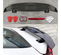 OTQEALY Rear Trunk Wing Racing Spoiler,Car Spoiler Universal, ABS material, Quick Install, Improve car stability, Save fuel consumption