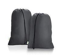 OTraki 2 Pack Laundry Bag Extra Large 28x45 Inch Drawstrings Laundry Hamper Liner Storage Bag XL Dirty Clothes Organizer Heavy Duty Laundry Bag for Home, Travel, Camping (Grey)