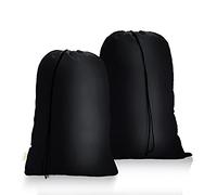 OTraki 2 Pack Travel Laundry Bags, 60x80cm Large Drawstring Bags Foldable Laundry Bags for Travelling Dirty Laundry Travel Bag Heavy Duty Clothes Storage Bags for Home Dormitory Camp