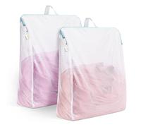 OTraki 24 x 32 inch Mesh Laundry Bag with Handles 2 Pack Lingerie Bag Mesh Laundry Bags for Delicates Laundry Washing Machine Large Opening Delicate Wash Bag for Coat Sweater Lingerie Sock Sheet