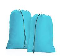 OTraki 2Pcs Laundry Bags with Drawstring, 60x80cm Large Laundry Bags Durable Travel Laundry Bag with Cord Lock Dirty Laundry Travel Bag Machine Wash and Reusable for Toy Camp Home