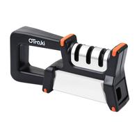 OTraki Knife Sharpener, Professional Sharpener Manual Portable Kitchen Sharpening UK Removable Multi Tool Replacement Grinding Stone Knife Stone for Various Blunt Knives