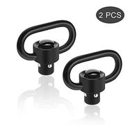 OTraki QD Sling Mount Rifle Swivels Mount 1.25" Loop Heavy Duty Push Button QD keymod sling mount Adapter Quick Detach Release for Picatinny Weaver Airsoft Mounting Base Rail