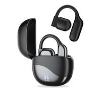 OTRBCOY True Wireless Open Ear Headphones, Bluetooth Headphones 5.4 with Microphone, 75H Playtime, Earhook Earbuds, Digital Display, Open Earbuds, Premium Stereo Sound, IPX5 Water Resistant