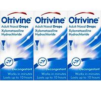 Otrivine Adult Nasal Drops 10ml x 3 Packs