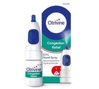Otrivine Congestion Relief Nasal Spray, Fine Mist Decongestant, 10 ml