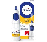 Otrivine Decongestant Nasal Spray, Nose Spray for Allergy & Blocked Nose Relief, 10ml