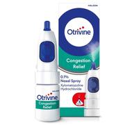 Otrivine Decongestant Nasal Spray, Nose Spray for Congestion & Blocked Nose Relief, 10ml