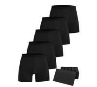 Ots Premium Men’s Boxer Shorts, 5-Pack with Gift Box, Modal Boxer, Ultra Soft & Cotton Blend, Breathable & Stretchy Fabric for All-Day Comfort, Ergonomic Fit, (Black - M)