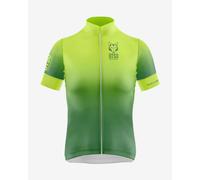 Otso Cycling Short Sleeve Jersey Green Yellow Women - L