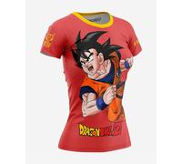 Otso Dragon Ball Z Goku Shenron Short Sleeve T-shirt Orange S Woman