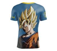 Otso Dragon Ball Z Goku Short Sleeve T-shirt Blue S Men