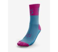 Otso Multisport Medium Cut Socks Blue Pink - L-XL