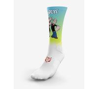 Otso Popeye & Olive Socks sky blue green white - M
