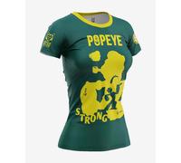 Otso Popeye T-shirt dark green yellow Women - L
